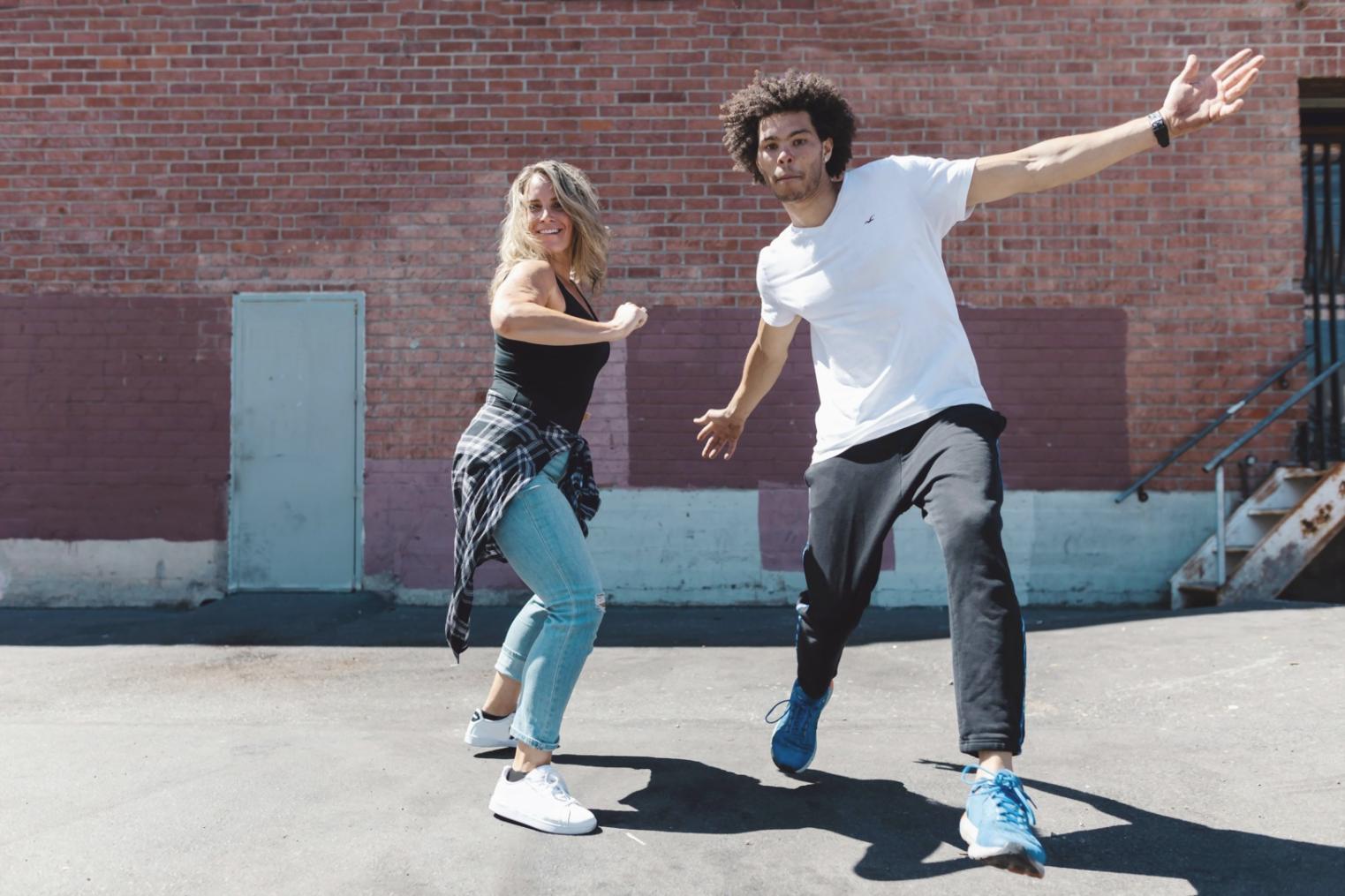 Allenamento di danza urbana
